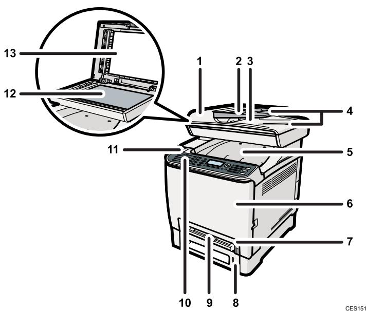 SHARP MX 2630 - Außen: Vorderansicht - 1