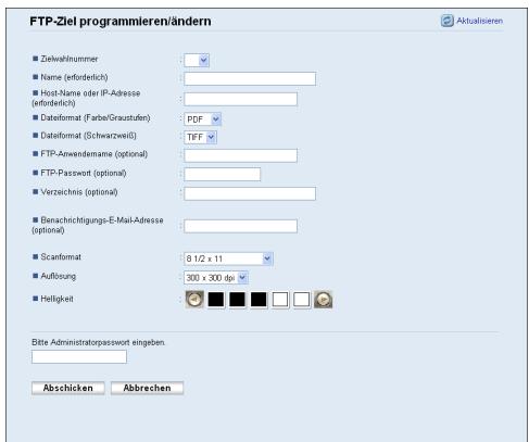 SHARP MX 2630 - Scan-to-FTP-Einstellungen - 1