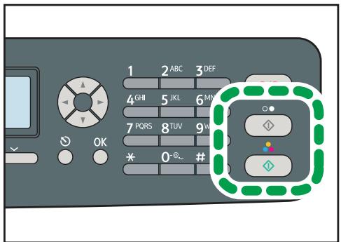 SHARP DX-2500N - Drücken Sie die Taste [S&amp;W starten] oder [Farbe starten]. - 1