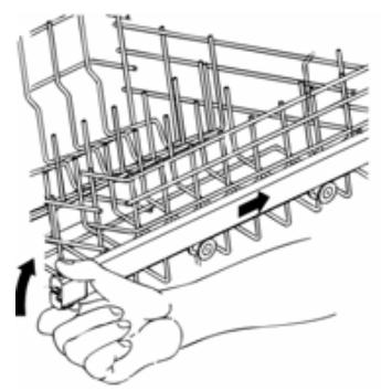 SMEG STA64LFR - ADJUSTING THE UPPER BASKET - 1