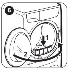 ZANUSSI ZDH8333PZ - CLEANING THE FILTER - 6