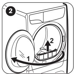 ZANUSSI ZDH8333PZ - CLEANING THE FILTER - 2