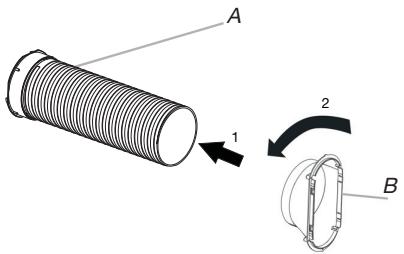 WHIRLPOOL PACW12CO - Zamocowa wąź wylotowy i adapter - 1