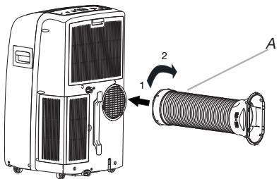 WHIRLPOOL PACW12CO - Az elszívócső és az adapter beszerelése - 2