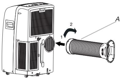 WHIRLPOOL PACW212HP - Install Exhaust Hose and Adapter - 2