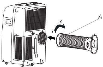 WHIRLPOOL PACW29HP - Installation af udsugningsrør og adapter - 2