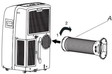 WHIRLPOOL PACW29HP - Instalace odtahové hadice a adaptéru - 2