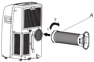 WHIRLPOOL PACW9HP - Installation af udsugningsrør og adapter - 2