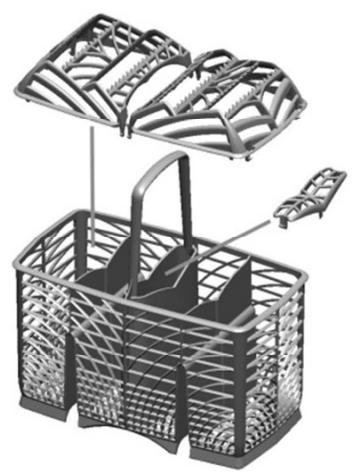 SMEG BLV2NE - CUTLERY BASKET - 1