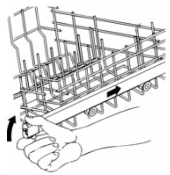 SMEG STA4501 - ADJUSTING THE UPPER BASKET - 1