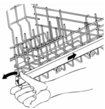 SMEG STL7633LFR - ADJUSTING THE UPPER BASKET - 3