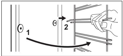 ZANUSSI ZOB442X - REMOVING THE SHELF SUPPORTS - 3