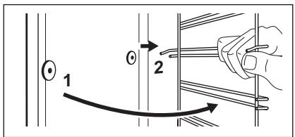 ZANUSSI ZOB442X - ENTFERNEN DER EINHÄNGEGITTER - 3