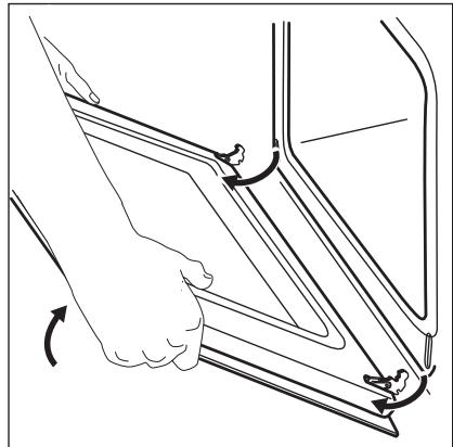 ZANUSSI ZOB20301XK - REMOVING AND INSTALLING DOOR - 5