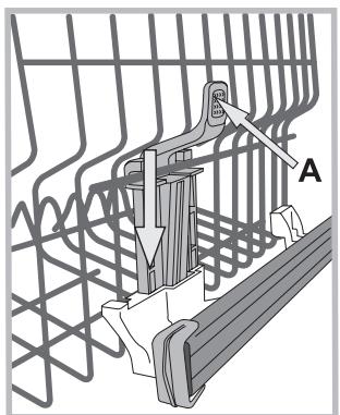 WHIRLPOOL WFC3C22PX - A felso kosár magasságának beallitása - 1