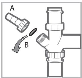 WHIRLPOOL WFC3C22PX - Podłaczenia węza odpradowazącego wodę - 1