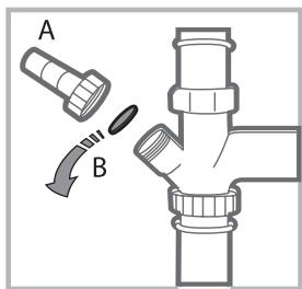 WHIRLPOOL WFC3C22PX - A leeresztócsǒbekötésé - 1