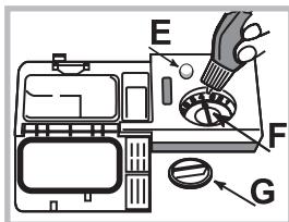 WHIRLPOOL WFC3C22PX - Az öblitószer betöltése - 1