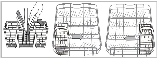 WHIRLPOOL WFC3C22PX - Panier à couverts - 1