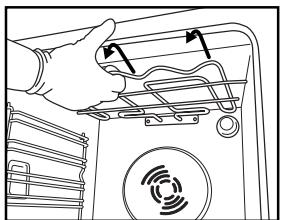 WHIRLPOOL AKZM8680IX - VIRŠUTINIO KAITINAMOJO ELEMENTO ATITRAUKIMAS (TIK KAI KURIUOSE MODELIUOSE) - 2
