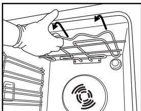 WHIRLPOOL AKZM8680IX - MOVING THE TOP HEATING ELEMENT (SOME MODELS ONLY) - 2