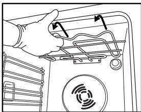 WHIRLPOOL AKP475IX - MOVING THE TOP HEATING ELEMENT (SOME MODELS ONLY) - 2