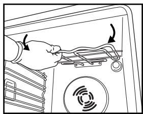 WHIRLPOOL AKP475IX - PRZESUNIĘCIE GÓRNEJ GRZAŁKI (TYLKO W NIEKTÓRYCH MODELACH) - 3