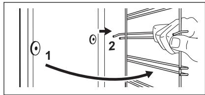 ZANUSSI ZOB35632XA - REMOVING THE SHELF SUPPORTS - 3