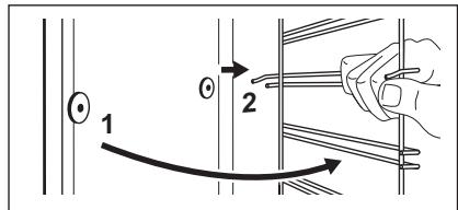 ZANUSSI ZKC44510XA - REMOVING THE SHELF SUPPORTS - 3