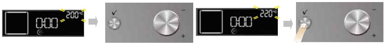 WHIRLPOOL AKZ96290NB - Reglage de la temperature/puissance du GRIL - 1