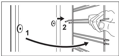 ZANUSSI ZOB65902XU - REMOVING THE SHELF SUPPORTS - 3