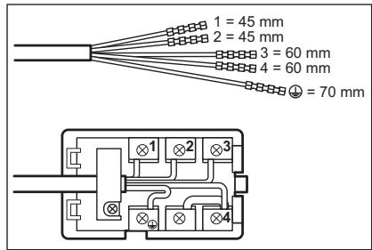 ZANUSSI ZKC47902XU - CONNECTING THE TERMINAL BOARD - 1
