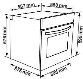 SHARP K60M15BL2 - Choisir un emplacement pour le FOUR - 3