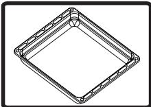 SHARP K50M15BL2 - Diepe bakplaat - 1