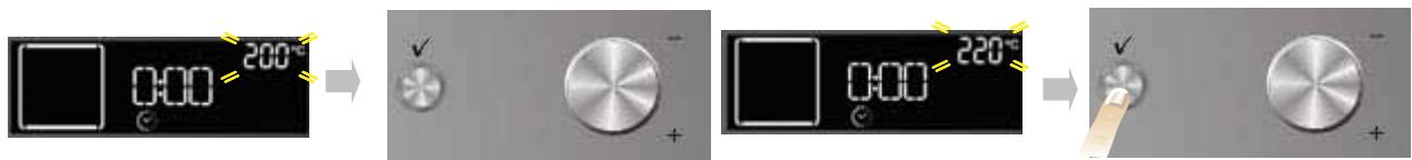 WHIRLPOOL AKZ6290NB - Reglage de la temperature/puissance du GRIL - 1