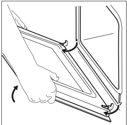 ZANUSSI ZKC47901XU - CLEANING THE OVEN DOOR - 5
