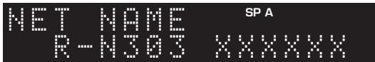 NET NAME SP A R-N303 XXXXXX