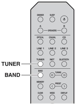 YAMAHA RS202D - Preparing the DAB tuning - 1