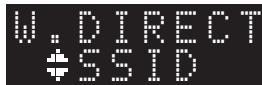 YAMAHA RS202D - Use the cursor keys ( / ) to select "W.Direct" and press ENTER. - 1