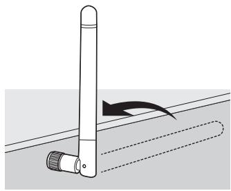 YAMAHA RS202D - Preparing a wireless antenna - 1