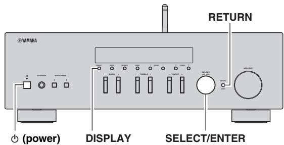 YAMAHA RS202D - Configuring the system settings (ADVANCED SETUP menu) - 1