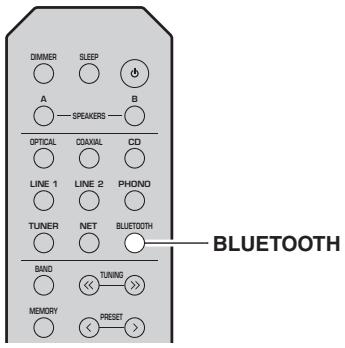 YAMAHA MUSICCAST RN303 - Connecting a Bluetooth device (pairing) - 1