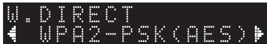 YAMAHA MUSICCAST RN303 - Use the cursor keys ( / ) to select "Security" and press ENTER. - 1