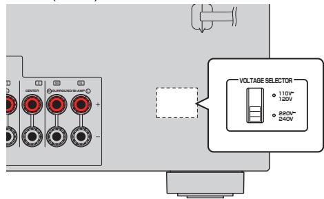 YAMAHA RX-V383 - Avertissement - 1