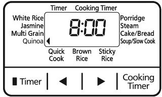 PANASONIC SR-JN105 - Fonctions quinoa - 3