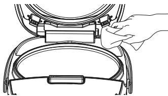 PANASONIC SR-JN105 - Upper frame - 1