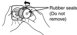 PANASONIC SR-JN105 - Removing the steam cap - 2