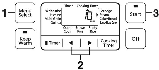 PANASONIC SR-JN105 - Functions Steam - 1