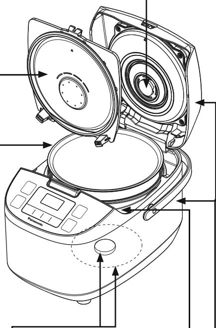 PANASONIC SR-JN105 - Capteur de température / plaque chauffante - 1
