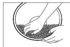 PANASONIC SR-JN105 - Lave el arroz hasta que el agua se vuela relativamente clara. ④ Lavo el arroz rísumamente con mucha agua y removiéndela liberamente para - 1
